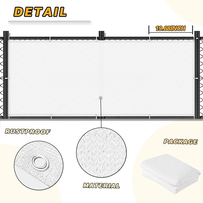 LOVE STORY Balcony Privacy Screen, UV Protection and Weather-Resistant - Image 5