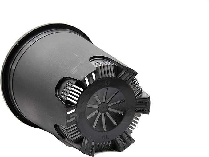 5 Gallon 10-Pack Nursery Pot Black Plastic Planters - Image 4
