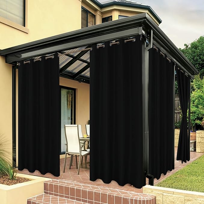BONZER Waterproof Indoor/Outdoor Curtains by Bonzer