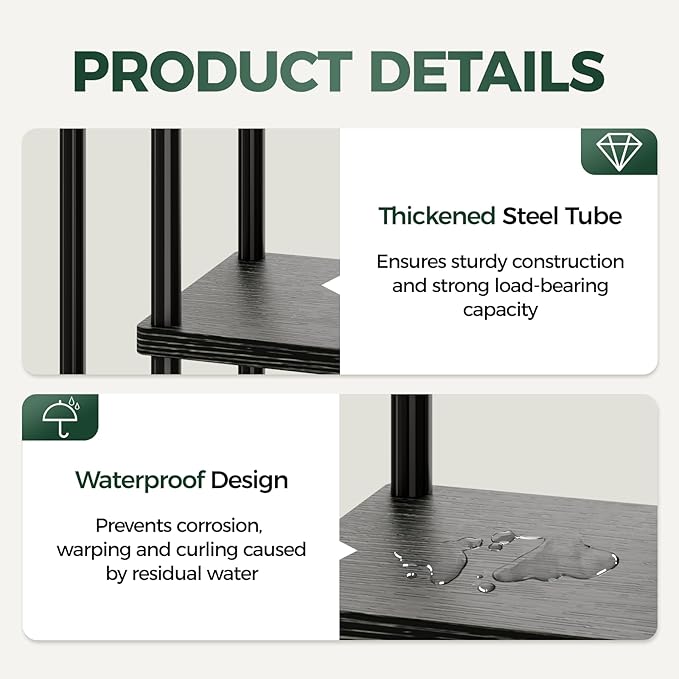 Bamworld Tall Plant Stand Indoor 6 Tier Plant Holder - Image 6
