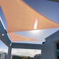 SUNNY GUARD Custom Size 12'x20'x22.4' Peach Fuzz Sun Shade Sail Right Triangle by SUNNYGUARD