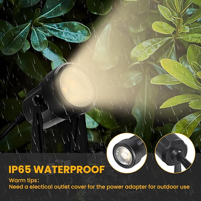 Svater Low Voltage Landscape Lighting Outdoor, 3W 250 LM Plug-in Outdoor - Image 4