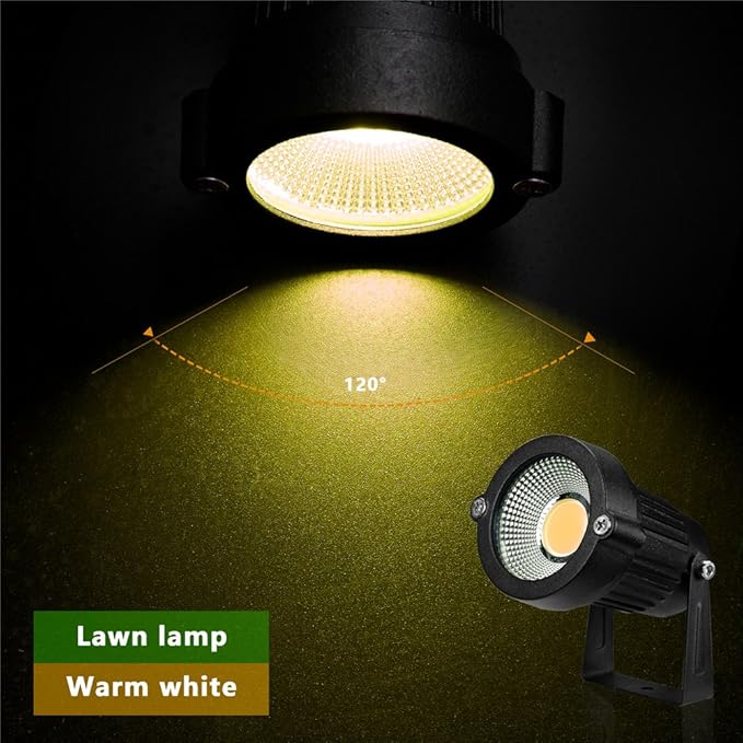 Z Outdoor Landscape LED Lighting 5W Waterproof Graden Lights COB Led Spotlights - Image 3