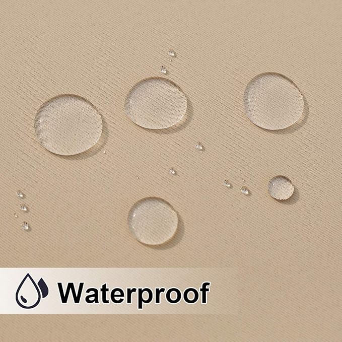 NICETOWN Outdoor Curtain for Patio Waterproof, Rustproof Grommet Top and Bottom - Image 3