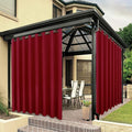 BONZER Outdoor Curtains for Patio Waterproof Thick Privacy Extra Wide Grommet by Bonzer