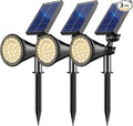 Solar Lights Outdoor Waterproof, 36 LEDs Adjustable Solar Spot Lights Outdoor by Unknown