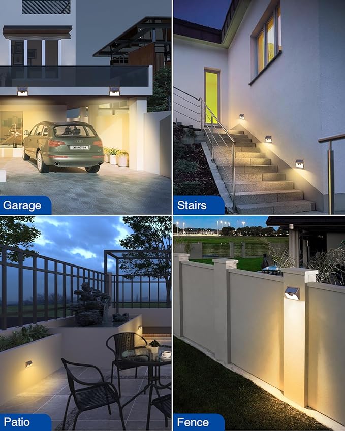 Peasur Solar Lights Outdoor Motion Sensor Waterproof, 3 Modes Security Wall - Image 6