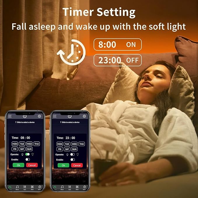 KSIPZE Led Strip Lights 200ft RGB Music Sync Color Changing Bluetooth Led Lights - Image 4