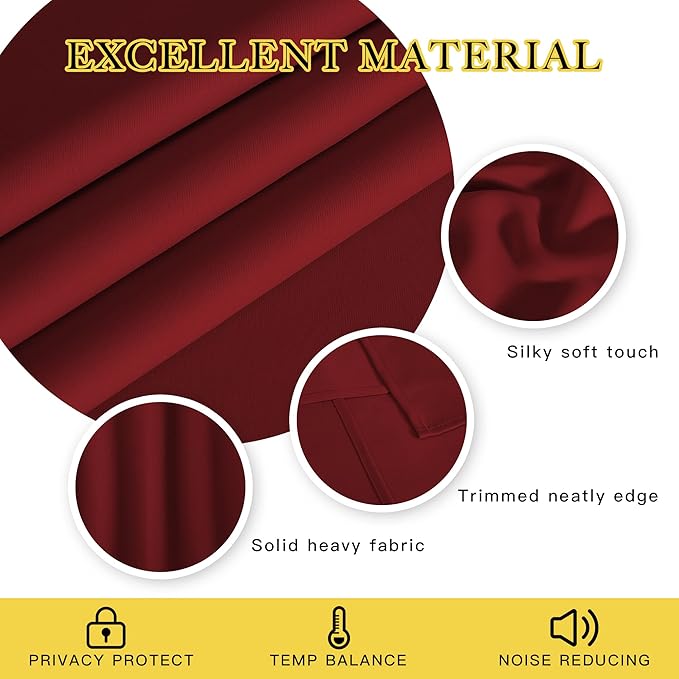 NICETOWN Blackout Curtain Panel Grommet - Image 4