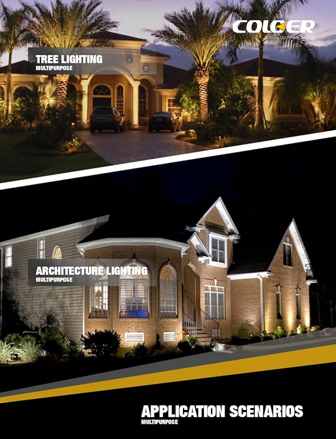 COLOER Die-cast Brass Landscape Spotlights Outdoor - Image 7