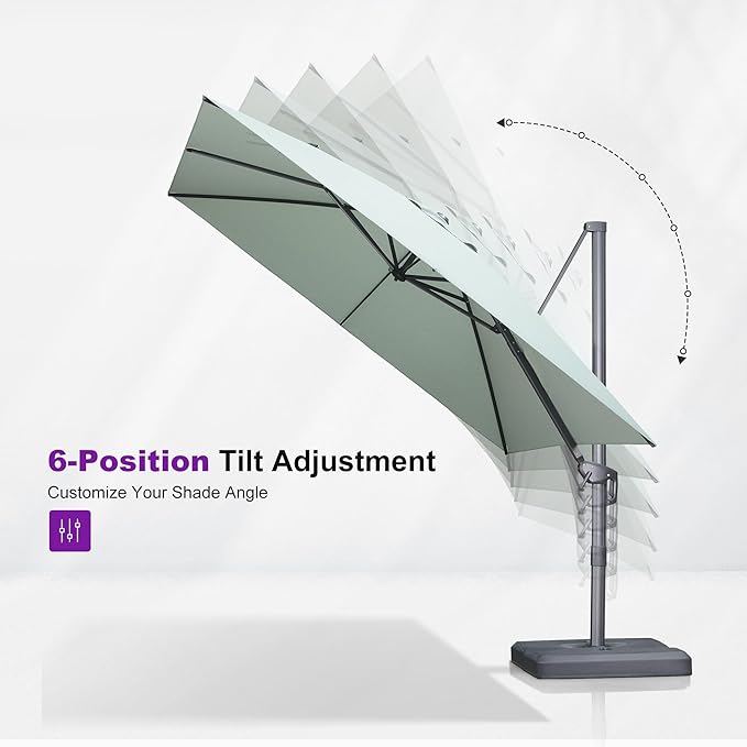 PURPLE LEAF 10 FT Outdoor Umbrella - Image 6