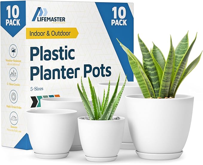 Lifemaster Eco Friendly Plant Pot Set by LIFEMASTER