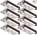 LEONLITE 8-Pack 7 Inch LED Hardscape Lighting, Update Retaining Wall Lights by LEONLITE