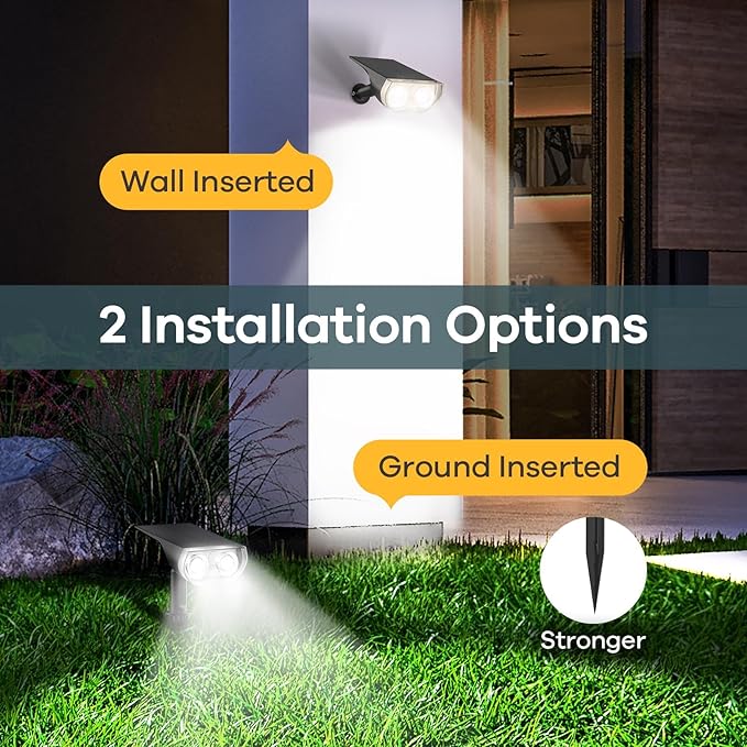 Linkind Solar Lights Outdoor Waterproof IP65, StarRay Dusk-to-Dawn Outdoor - Image 4