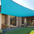 LOVE STORY Custom Size 6'x8' Turquoise Blue Sun Shade Sail Rectangle UV Block by LOVESTORY