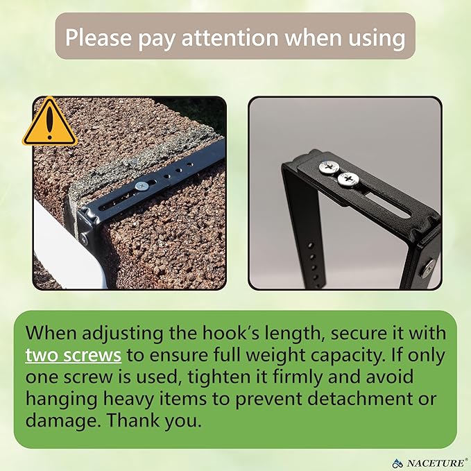 Window Box Brackets for Railing- 2 Pcs Adjustable Planter - Image 8