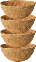 4 Pack 16 Inch Natural Coconut Fiber Liners by KarlliuHOMEGARDEN