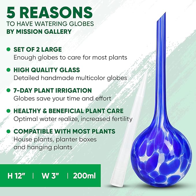 Plant Watering Globes Set of 2 - Image 2