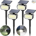 Fabrito Large Solar Spot Lights Outdoor 4 Pack, 1000 Lumens High Brightness by Fabrito