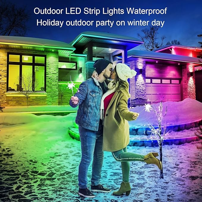 AILBTON 400FT Outdoor LED Strip Lights Waterproof, IP68 Outside Led Light - Image 5