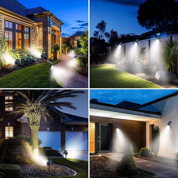 nipify 10 Pack Solar Spot Lights Outdoor Waterproof - Image 7