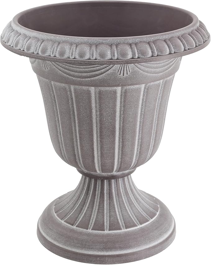 Arcadia Garden Products PL20WW Indoor/Outdoor Classic Traditional Plastic Urn - Image 2