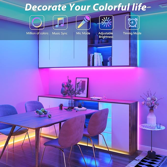 Outdoor Led Strip Lights Waterproof 50ft, Ip65 Outside Led Light Strip - Image 2