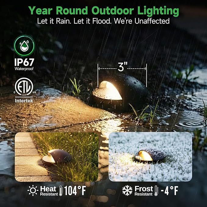 In Ground Well Lights 2700K - 12V Wired One Directional Inground Fixture - Image 3