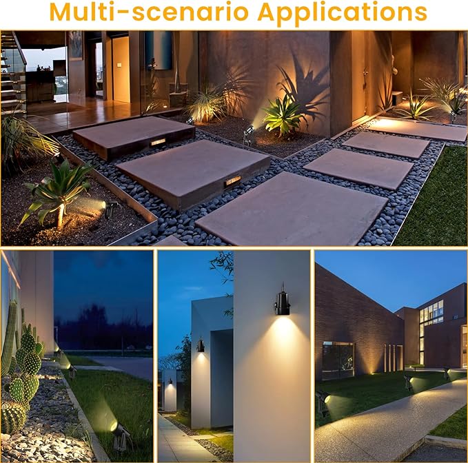 Low Voltage Landscape Lighting, 8 Pack Outdoor LED Landscape Spotlights - Image 7