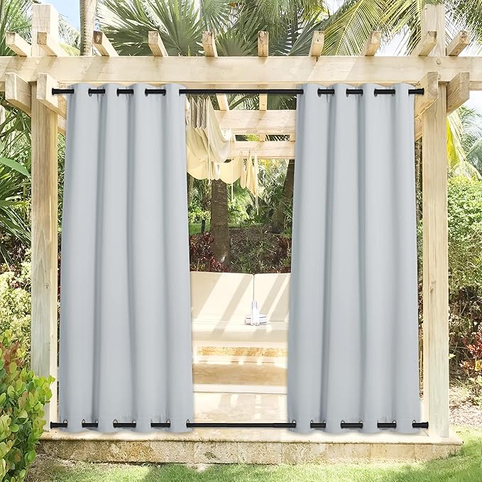 NICETOWN 2 Panels Outdoor Curtains - Image 8