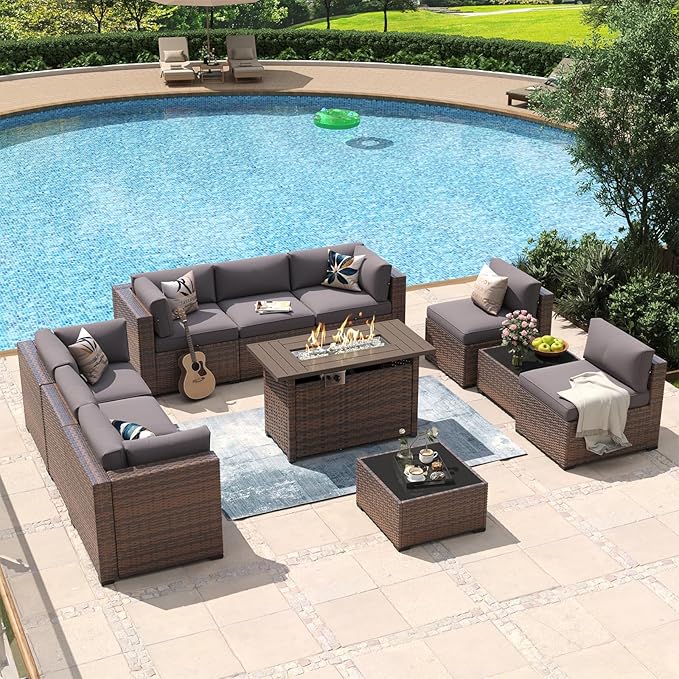 Aoxun 11 Piece Patio Furniture Set by Aoxun