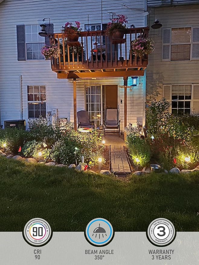 LEONLITE LED Low Voltage Landscape Pathway Lights, 3W 12V AC/DC Path Lighting - Image 2