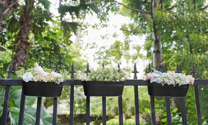 Dahey 3 Pcs Metal Hanging Flower Pots - Image 4