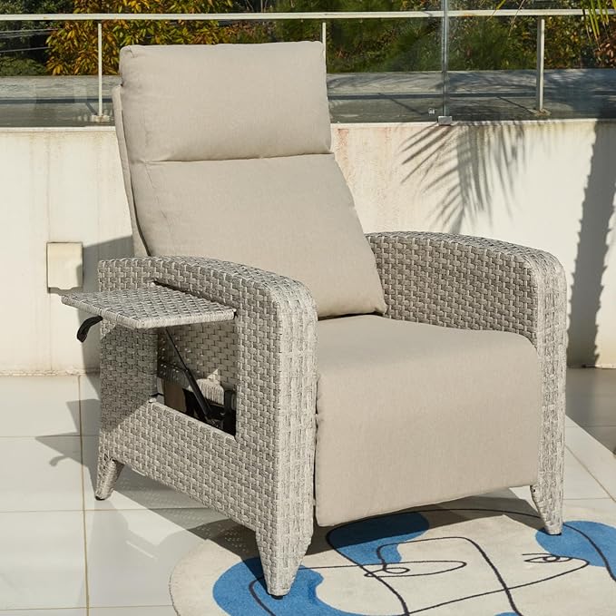 Outdoor Recliner Chairs Set of 2 Reclining Patio Chairs by zzw
