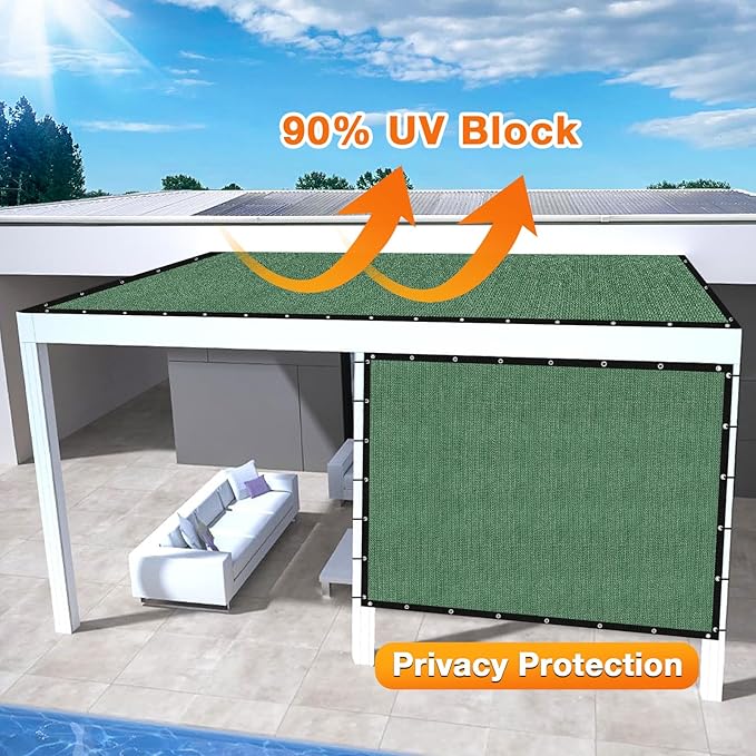 Artpuch Outdoor Pergola Shade Cover 14' X 15' Sun Shade Cloth - Image 3