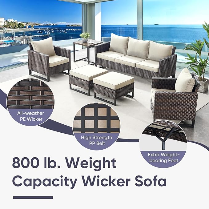 Belord 7 Pieces Patio Furniture Set - Image 7