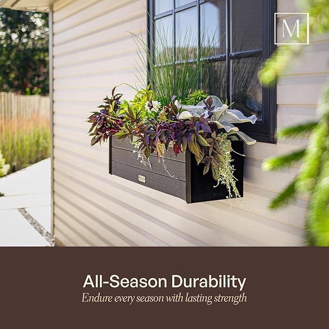 Mayne Vista 3ft Modern Window Box Planter - Image 5
