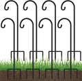 FEED GARDEN Adjustable 32 Inch Shepherd Hooks Rust Resistant Steel Shepard Hooks by FEEDGARDEN