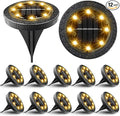 Solar Powered Ground lights 12 Pack, Waterproof LED Solar Lights Outdoor Solar by Kdorrku