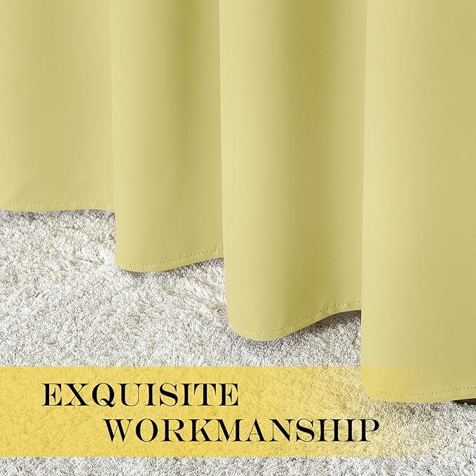 NICETOWN Blackout Curtain Drape 72 inch Long - Image 4