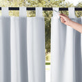 NICETOWN 2 Panels Patio Curtainss Outdoor Waterproof by NICETOWN