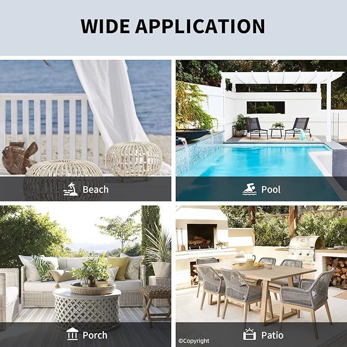 Outdoor Indoor Curtains W52 x L63 - Image 8