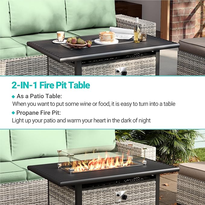 9-Piece Outdoor Patio Furniture Set - Image 6
