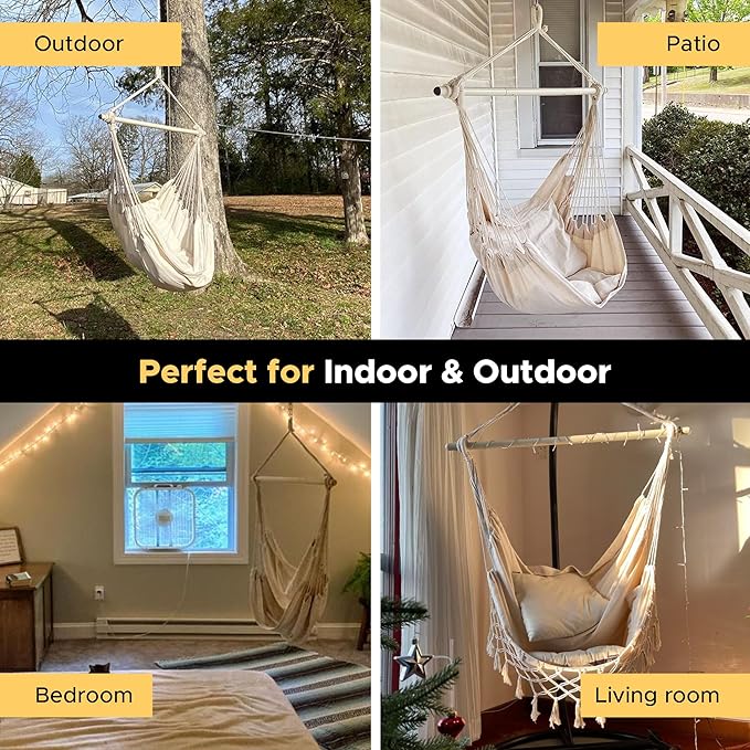 MIZTLI Hammock Chair Hanging Chair Swing Chair Hanging Chair - Image 3