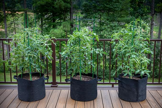 Gardzen 10-Pack 1 Gallon Grow Bags, Aeration Fabric Pots - Image 8