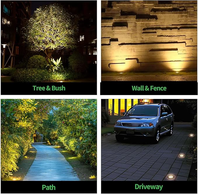 Ground Well Lights, Landscape LED Low Voltage Inground Lights, Outdoor - Image 5
