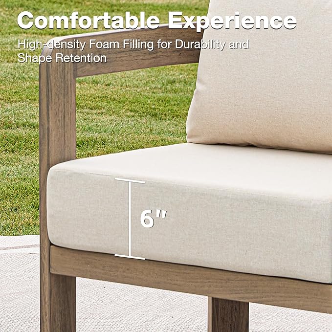 Outdoor Patio Furniture Set, Metal Patio Conversation Set - Image 5
