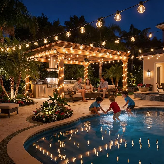 RTTY Dense-Glow 150FT Outdoor String Lights Pro Set - Image 7
