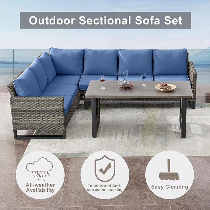 Belord Patio Sectional Furniture Set - Image 4