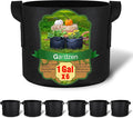 Gardzen 6-Pack 1 Gallon Grow Bags, Aeration Fabric Pots by Gardzen